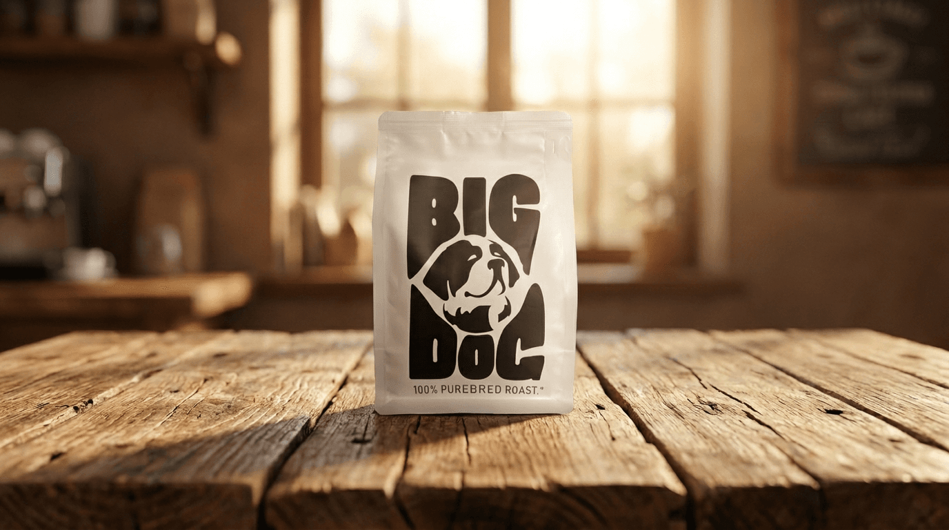 Café Jiménez Branded Coffee Bag Front